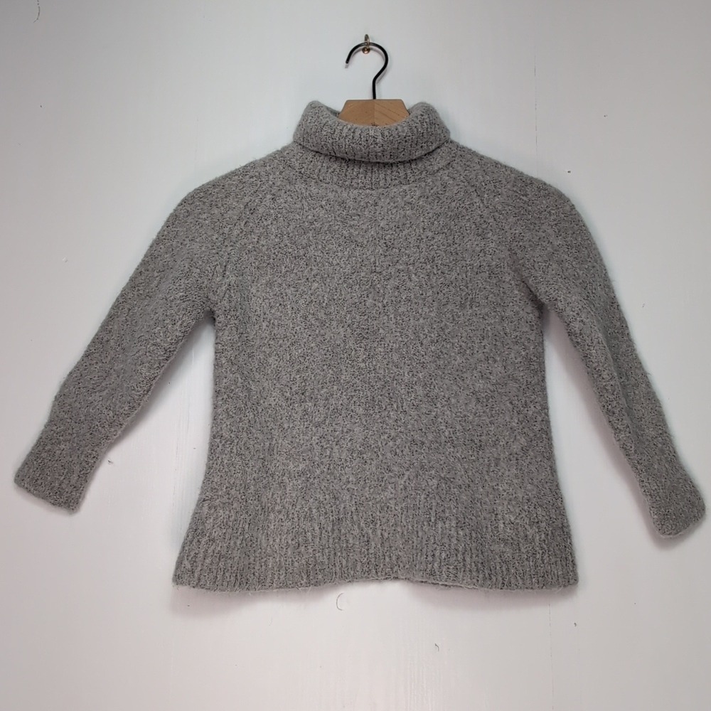 Aritzia The Group Babaton Plutarch 100% Alpaca Turtleneck Sweater Gray XS